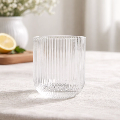 Vasos Vidrio Rayados 260ml
