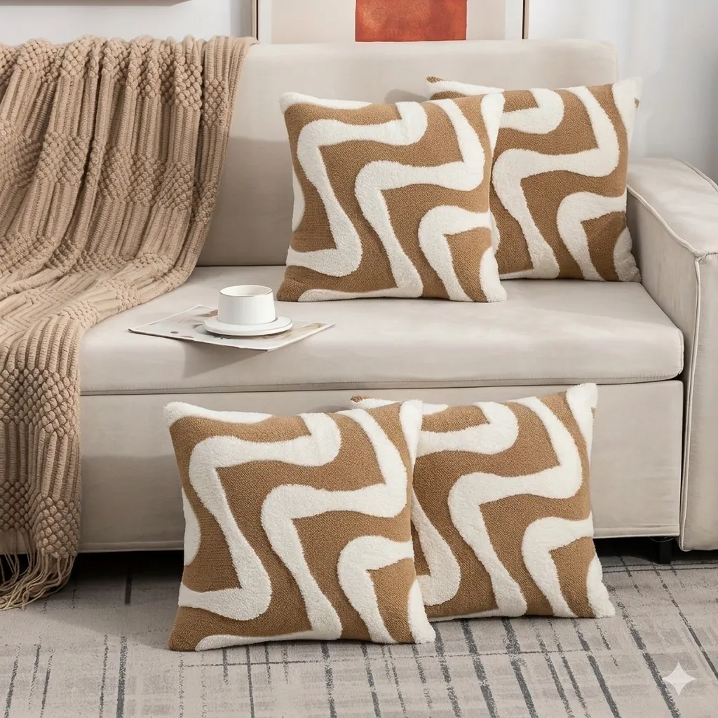 Funda de Almohada Ondas 45x45